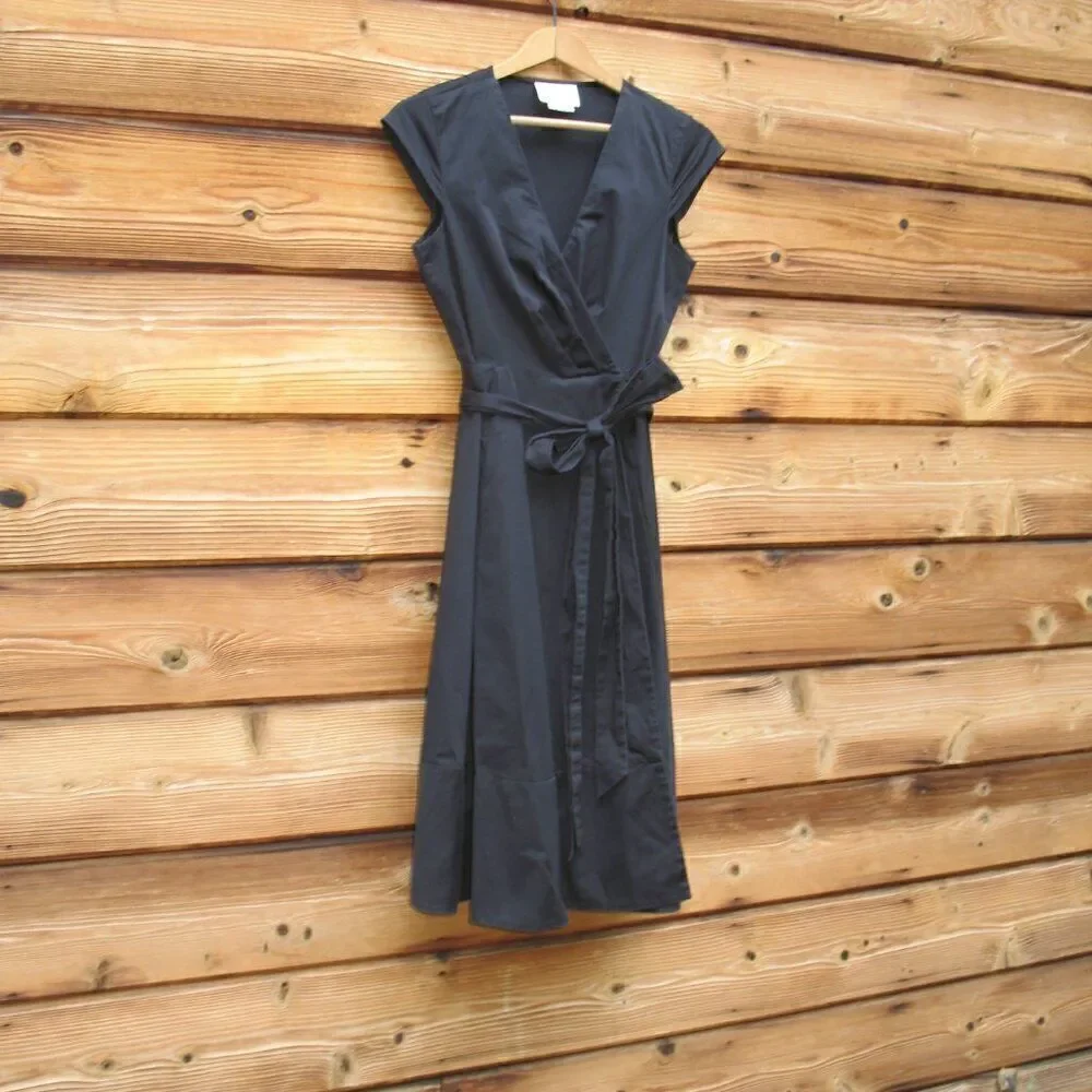 Kate Spade Stretch Cotton Wrap Dress